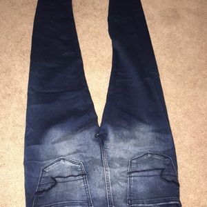 High waisted jeans